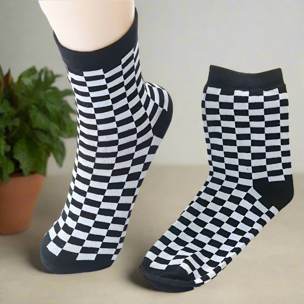 Checkerboard Socks