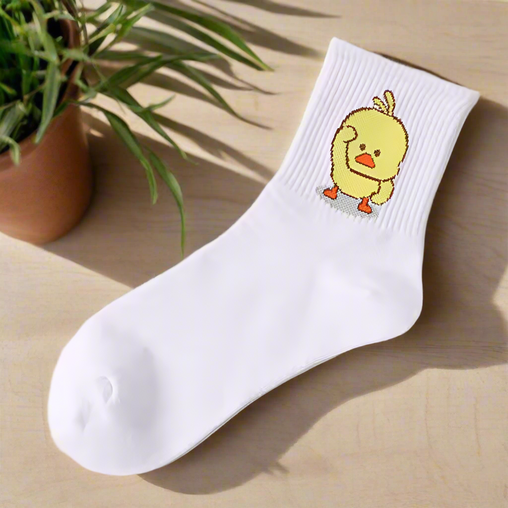 Cartoon Duck Socks