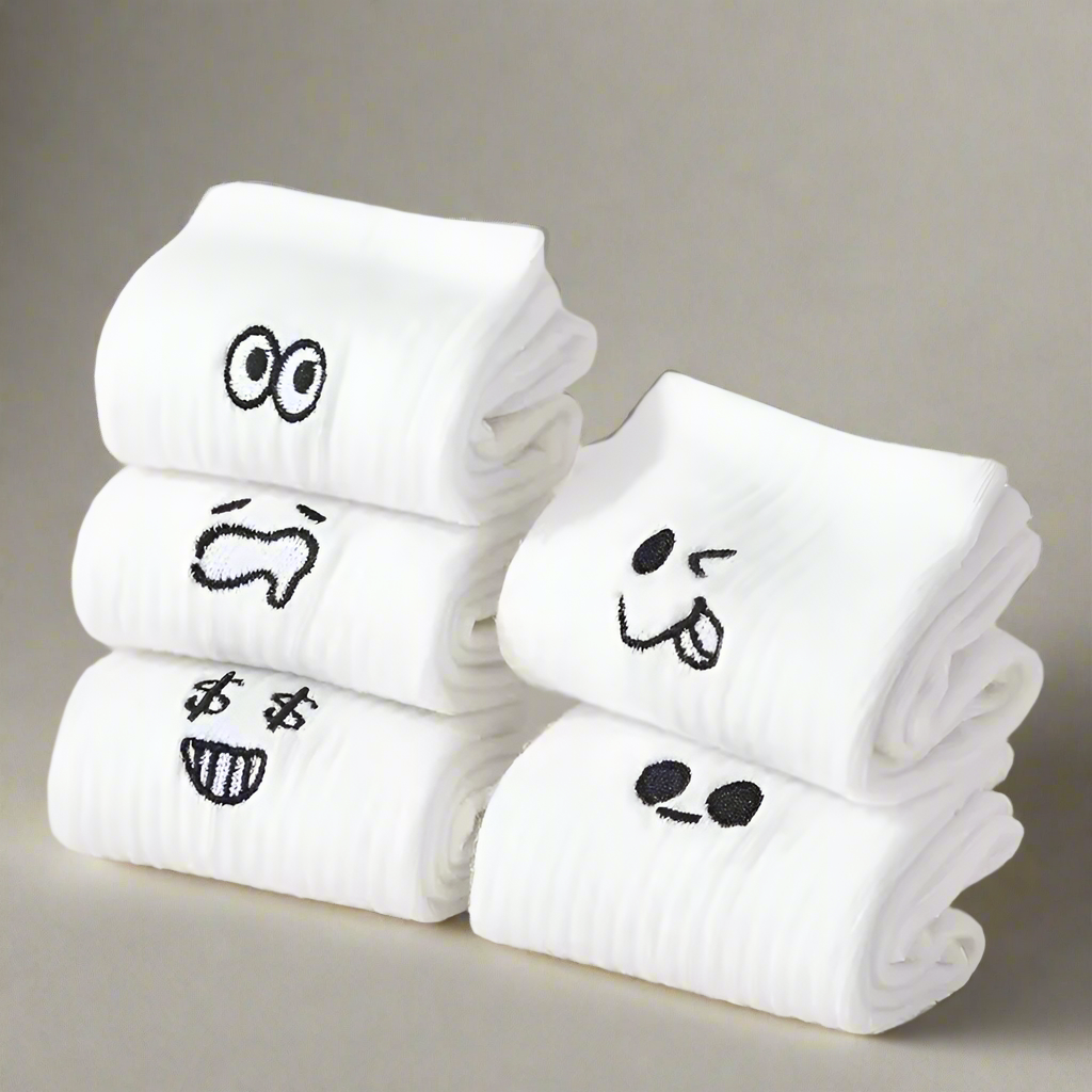 Cartoon Face Socks