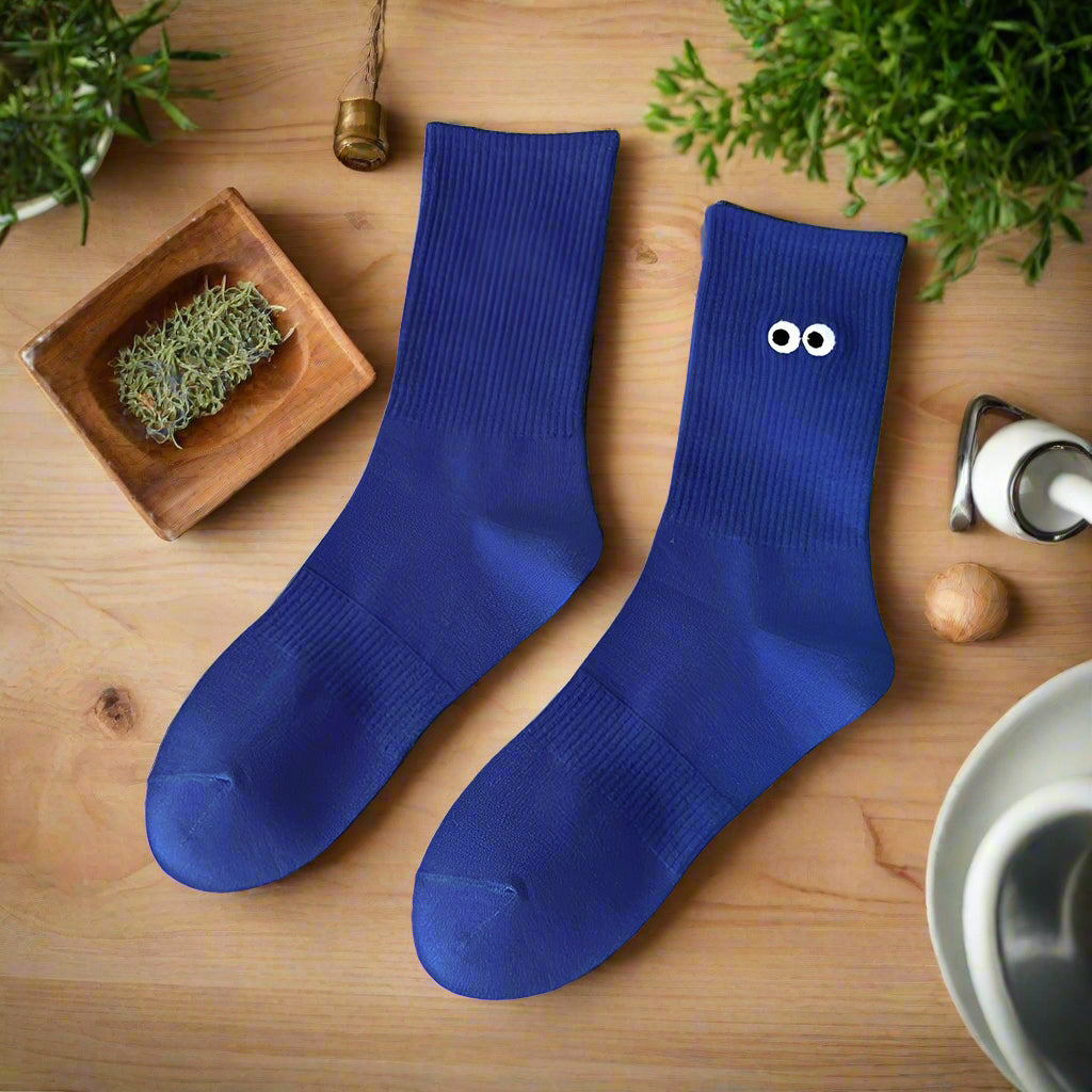 Embroidered Eye Socks