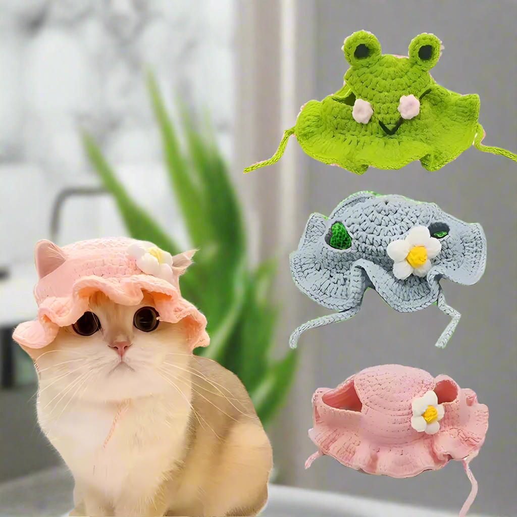 Knitted Cat Hats