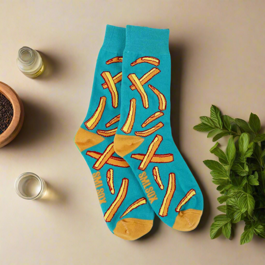 Ketchup Fry Socks