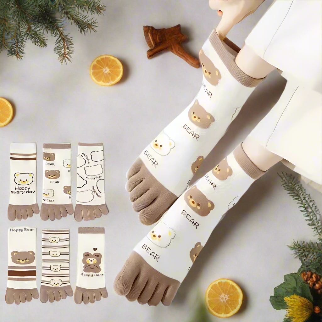 Bear Finger Socks