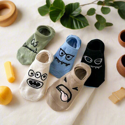 Cartoon Face Socks