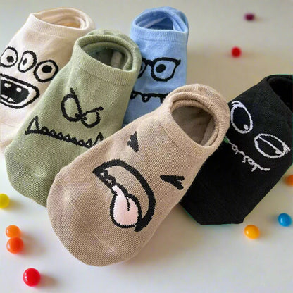 Cartoon Face Socks