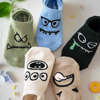 Cartoon Face Socks