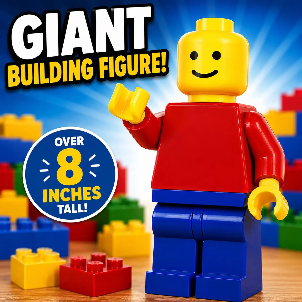 Giant Minifigure 8+ Inches Tall