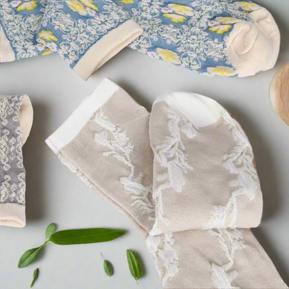 Vintage Floral Socks 9 Pack