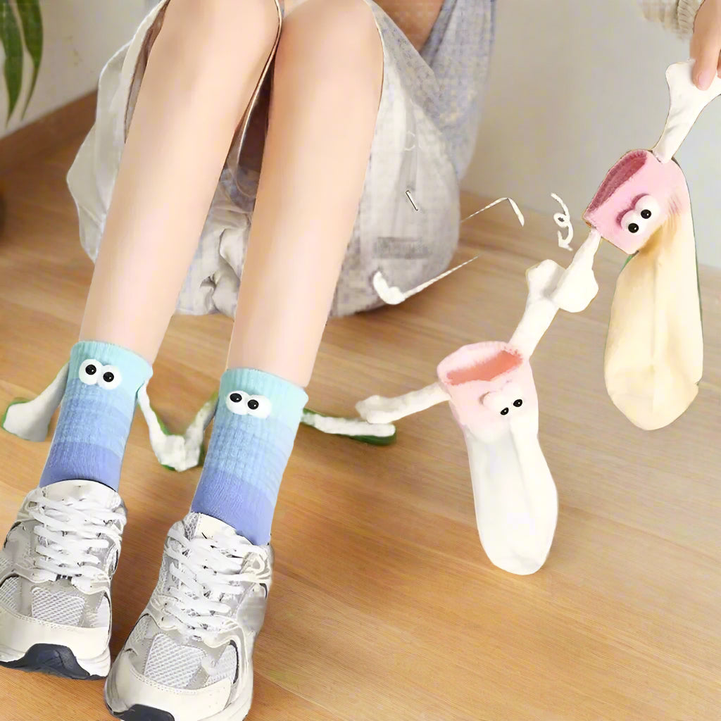 Magnetic Couple Ankle Socks