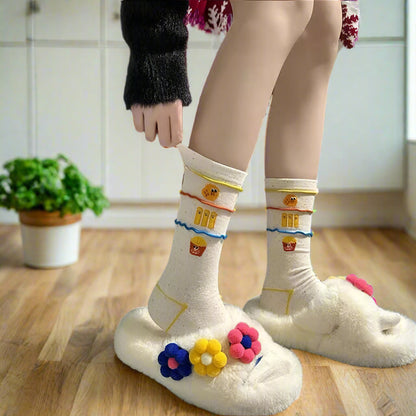 Hamburger Fries Socks