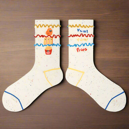 Hamburger Fries Socks