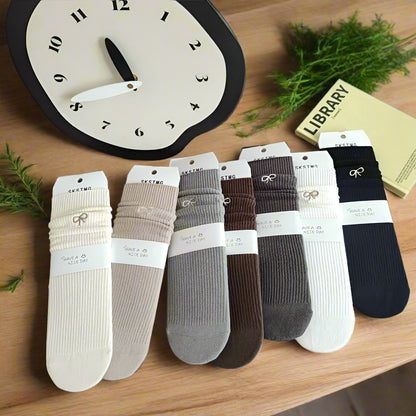 Cute Bow Socks 7 Pack