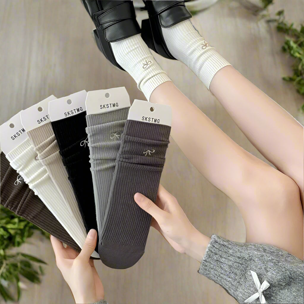 Cute Bow Socks 7 Pack