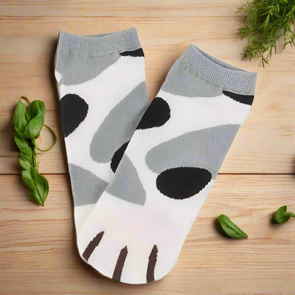 Cat Paw Ankle Socks