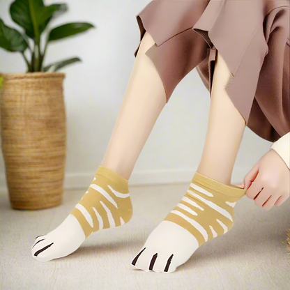 Cat Paw Ankle Socks