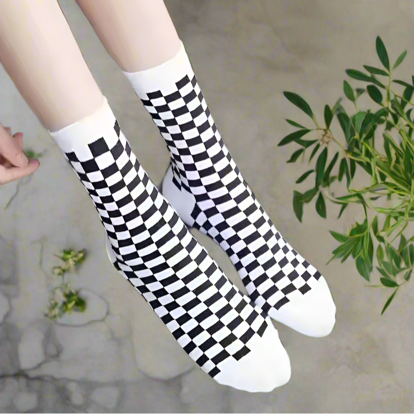 Checkerboard Socks