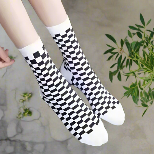 Checkerboard Socks