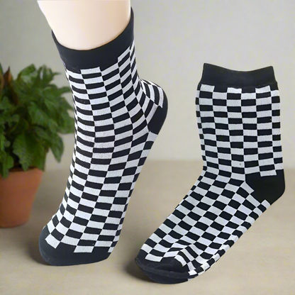 Checkerboard Socks