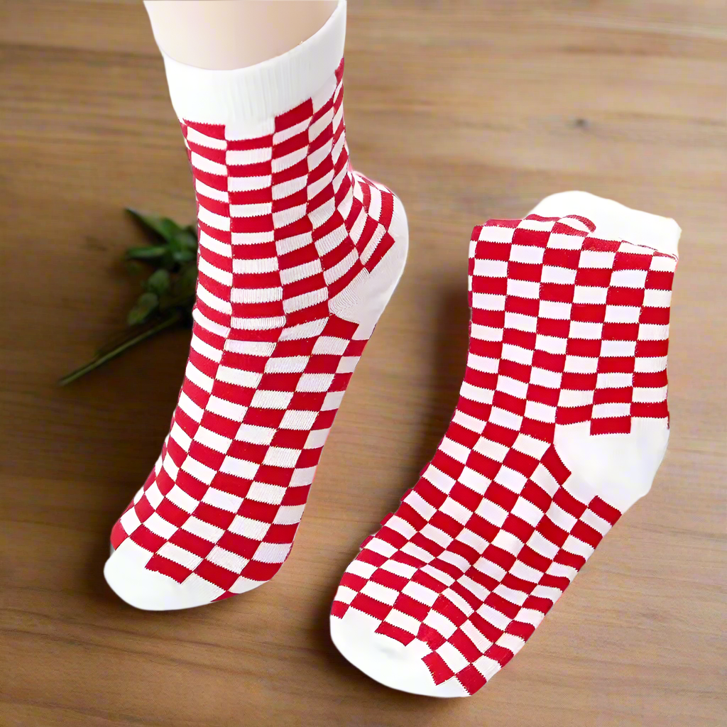 Checkerboard Socks