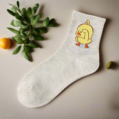 Cartoon Duck Socks