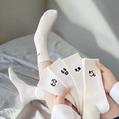 Cartoon Face Socks