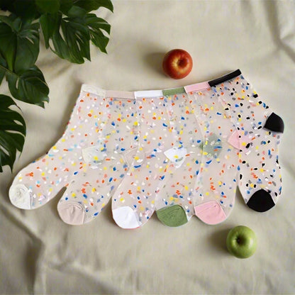 Colorful Lace Socks
