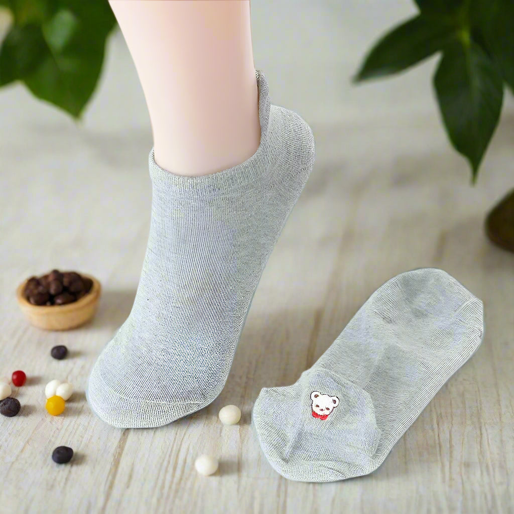 Embroidered Animal Socks