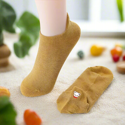 Embroidered Animal Socks