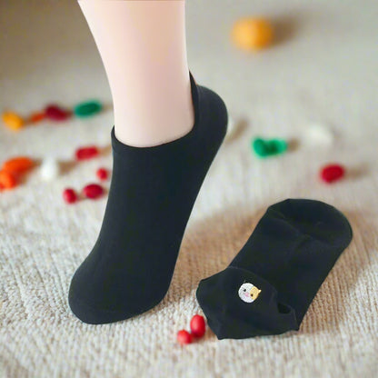 Embroidered Animal Socks