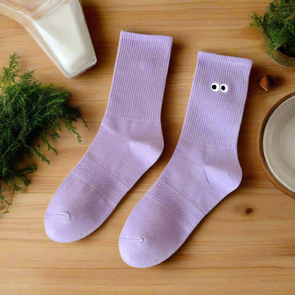 Embroidered Eye Socks
