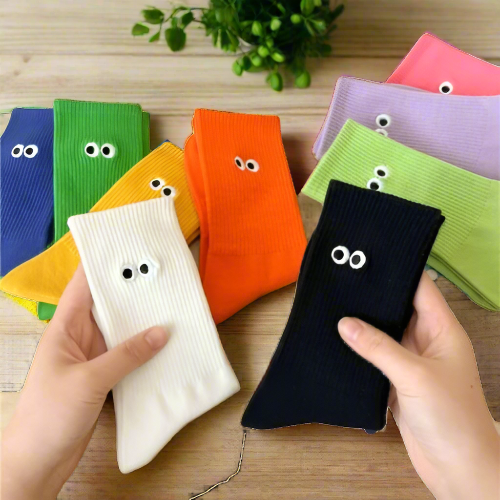 Embroidered Eye Socks