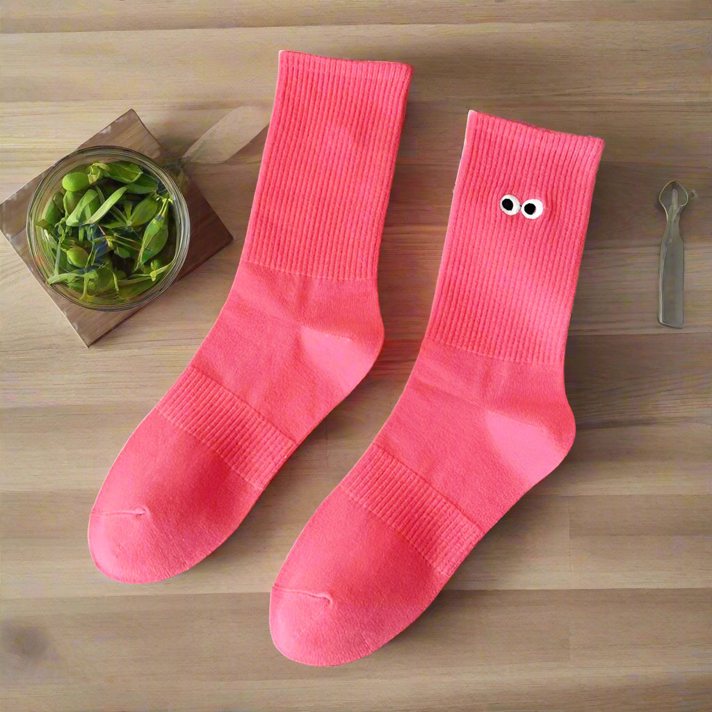 Embroidered Eye Socks