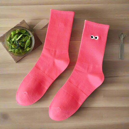 Embroidered Eye Socks