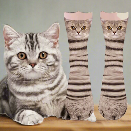 Funny Cat Socks