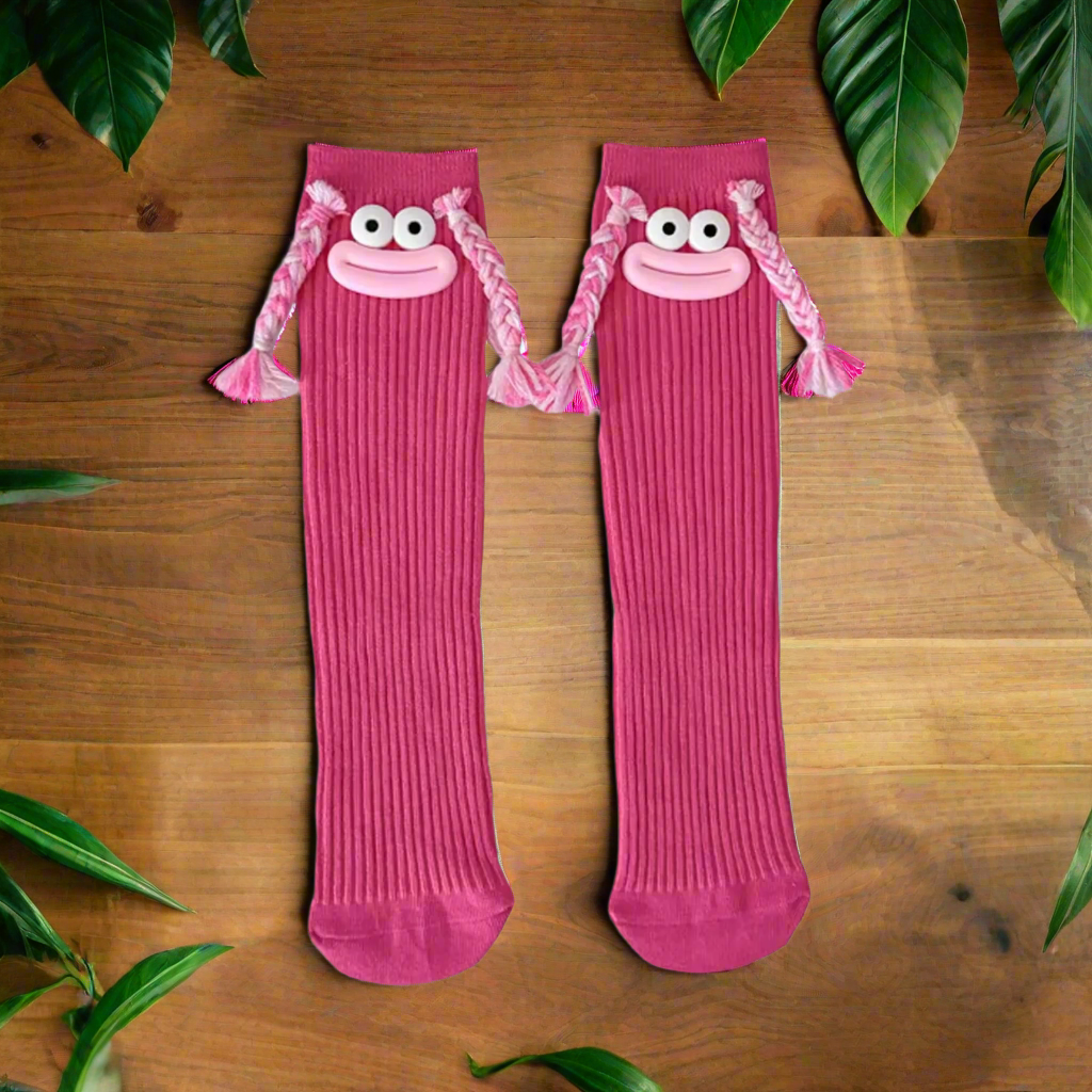 Silly Girl Face Socks