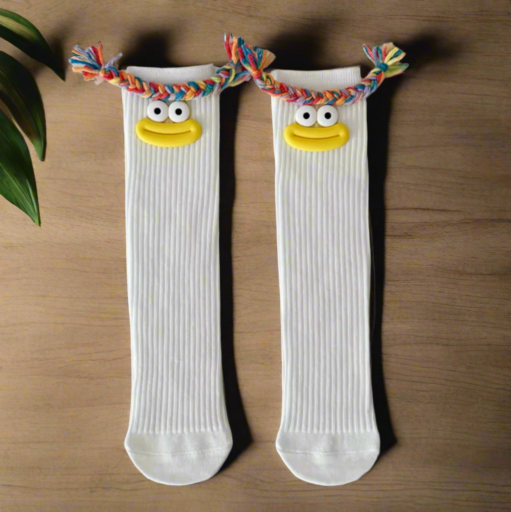Silly Girl Face Socks