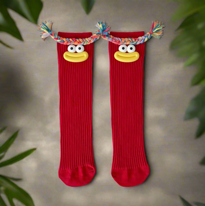 Silly Girl Face Socks
