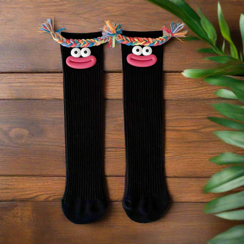 Silly Girl Face Socks