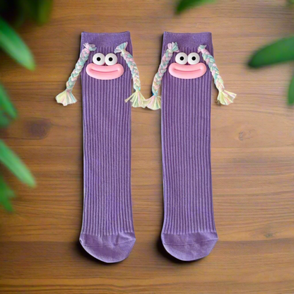 Silly Girl Face Socks