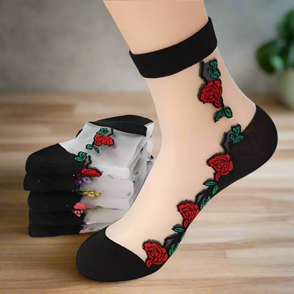 Flower Lace Socks
