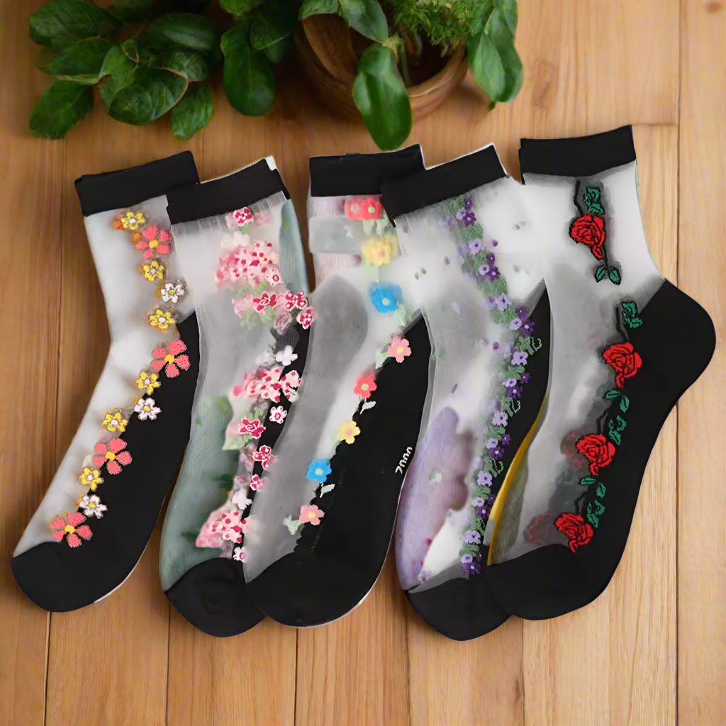 Flower Lace Socks