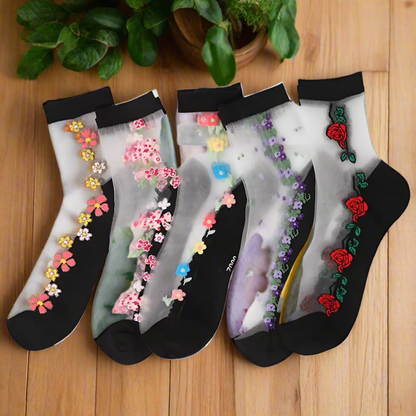 Flower Lace Socks