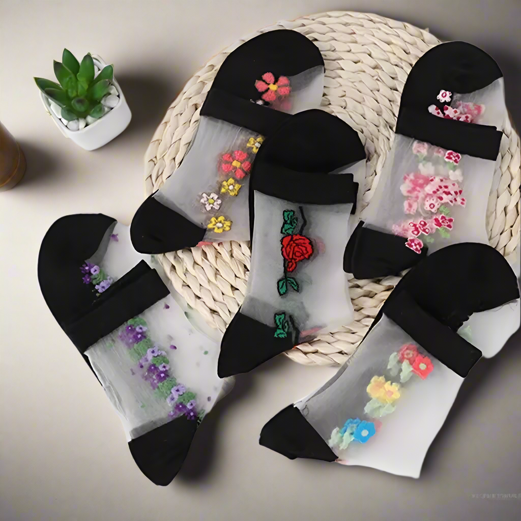 Flower Lace Socks