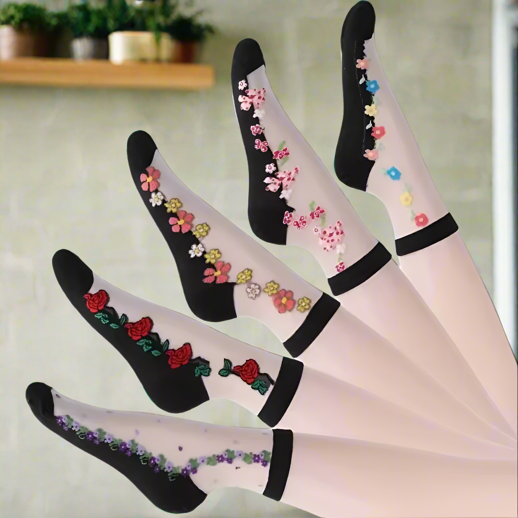 Flower Lace Socks