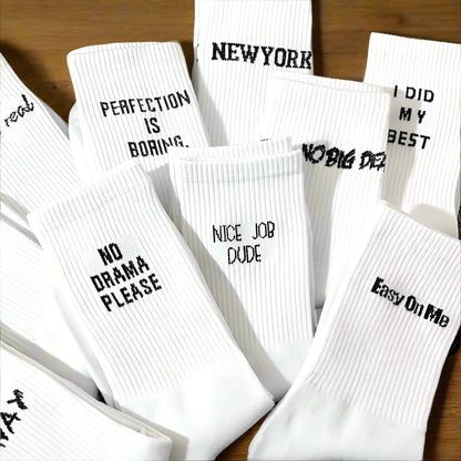 Funny Quote Socks