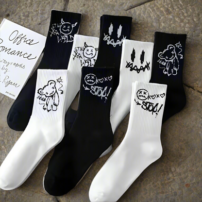 Funny Street Face Socks