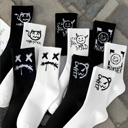 Funny Street Face Socks