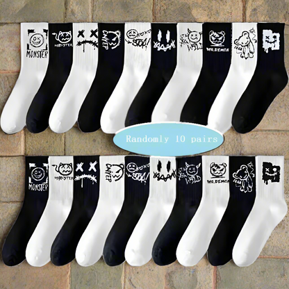 Funny Street Face Socks