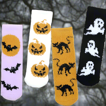 4 Pack Halloween Socks