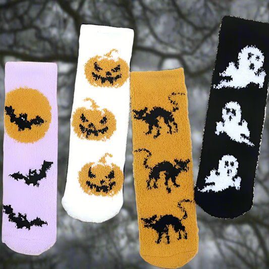 4 Pack Halloween Socks
